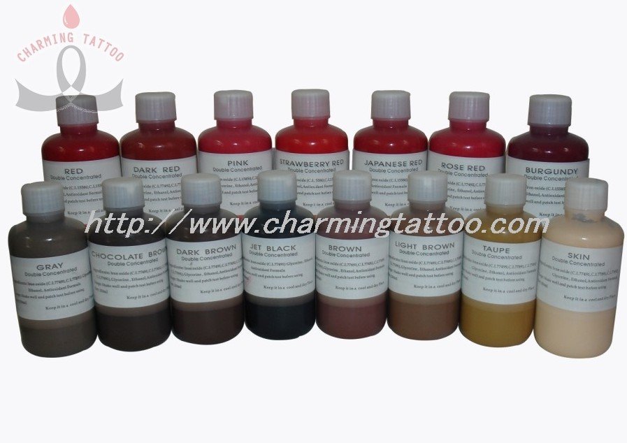 pink tattoo ink. CHARMING TATTOO COSMETIC INC