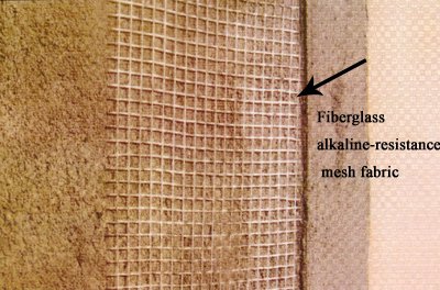 Fiberglass alkaline-resistance mesh fabric