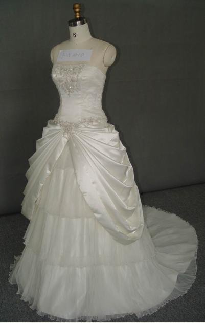 Fashion style cartoon cute bridal dress Fabric Satin