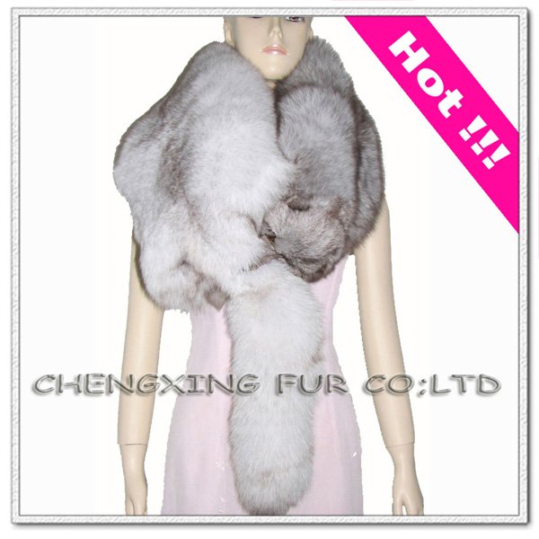 fox fur scarf. Genuine Whole Fox Fur Scarf