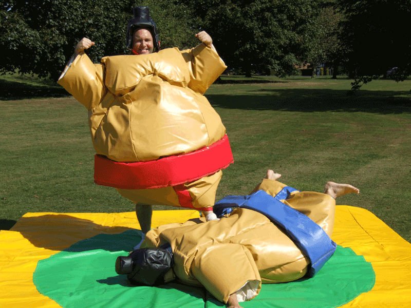 sumo wrestling inflatable