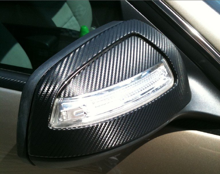 dry carbon mirror cover for Mercedes Benz W204