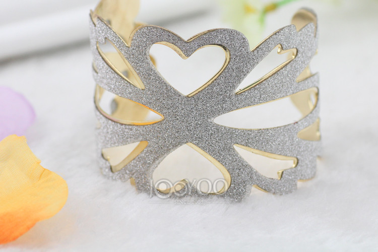 4pcs/lot 2016 Adjustable Hollow Cuff Bracelet Opening Crown Shape Pattern Bracelets&Bangles Open Punk Style Lagging Bangles