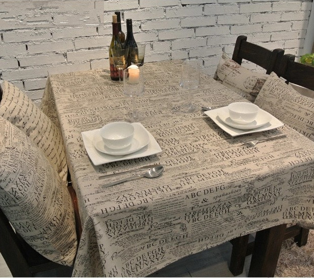 Tableclothes Table Cloth Mat Cover Cotton&Hamp Lin...