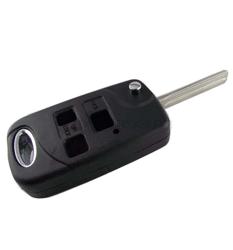 New Keyless Entry 46mm 3 Buttons Remote Key Case S...
