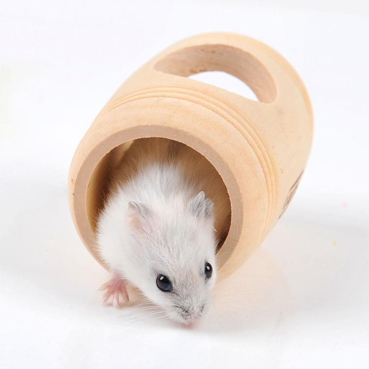 Barrels hamsters house small pets boxes nest cage ...